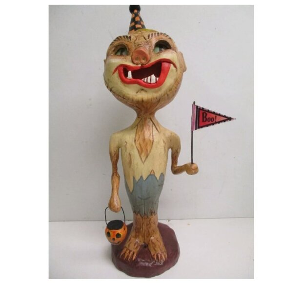 Halloween Figure "Werewolfie Werewolf" ~ 11" ~Eyes/mouth light ~ Jorge De Rojas - Picture 1 of 8